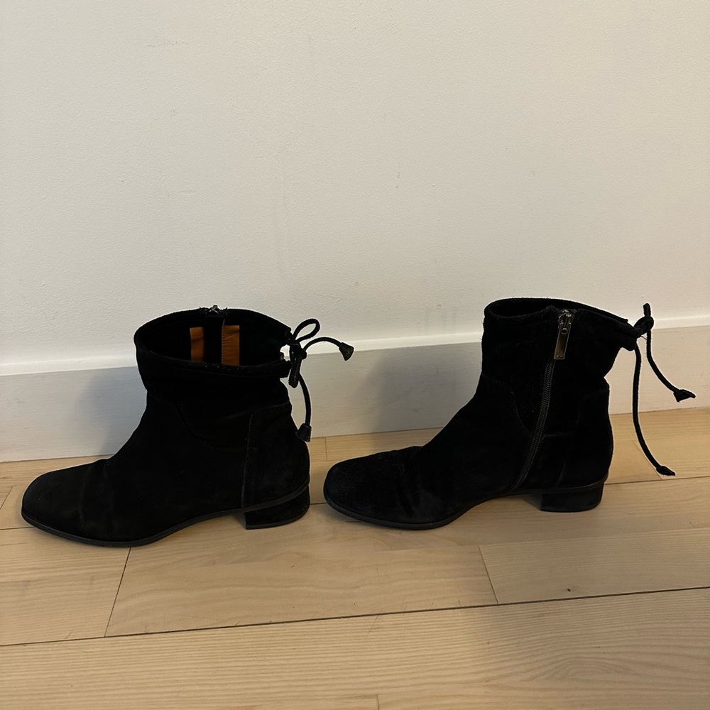 Aquatalia Black Suede Boots